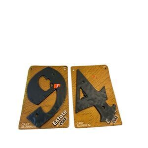 2 Cast Aluminum‎ Estate by Cole "9 & 4" Vintage